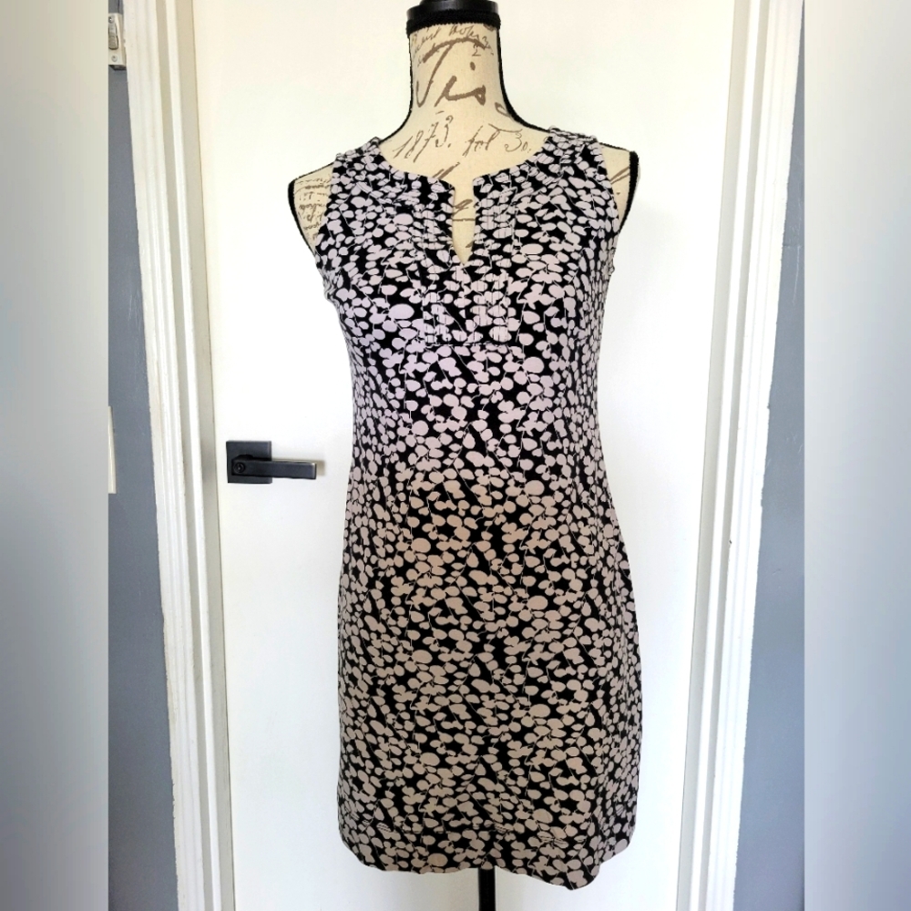 New York & Company Cotton Floral Mini‎ Dress Size S